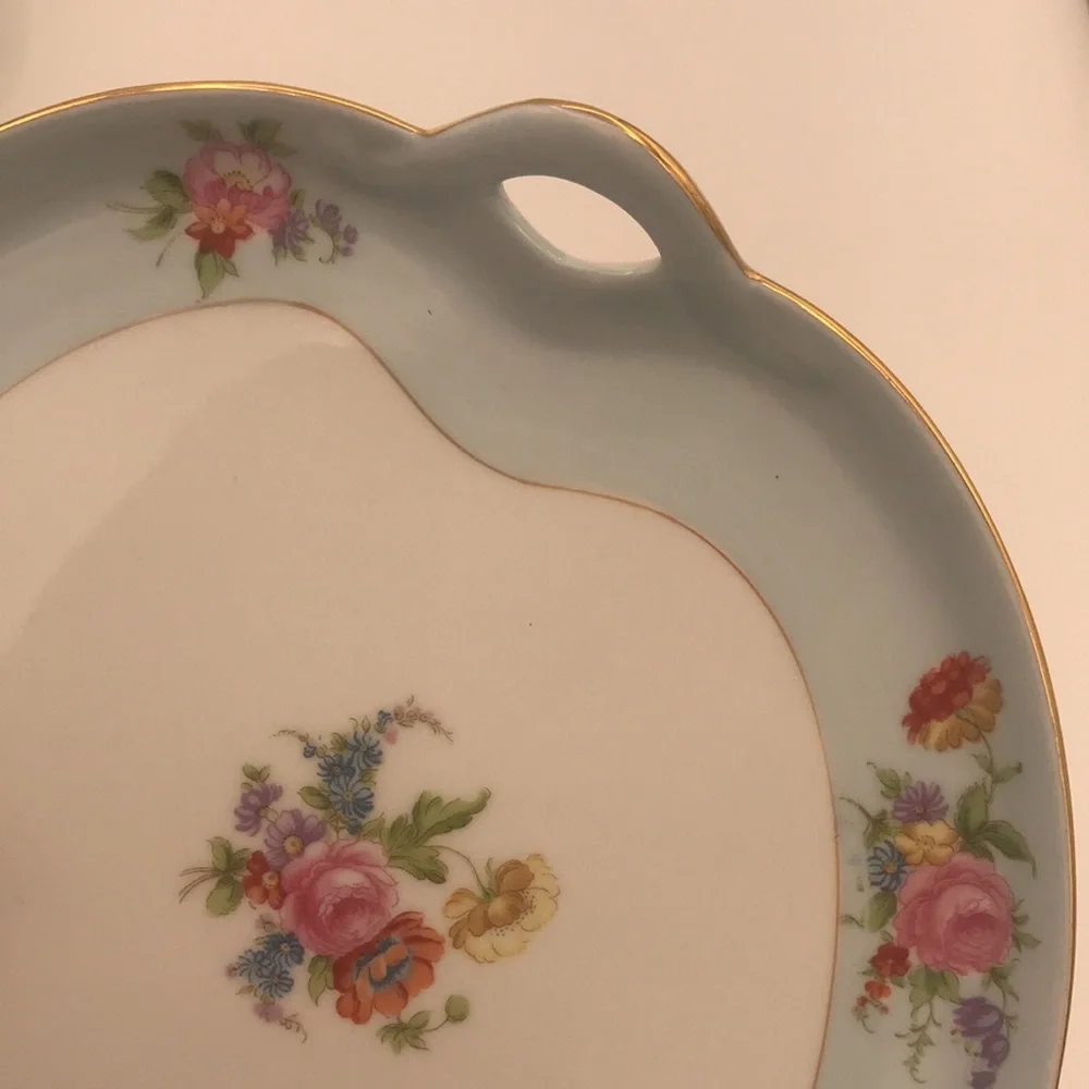 Set of 4 Vintage (1930s)‎ Noritake Snack Plates